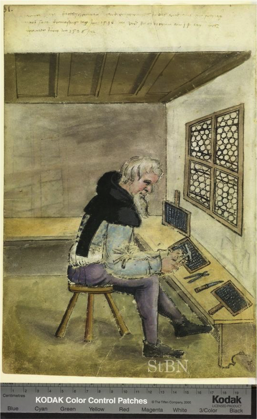 Cardon maker | historical textiles